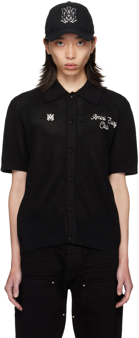 Black 'Amiri Surf Club' Shirt by AMIRI on Sale