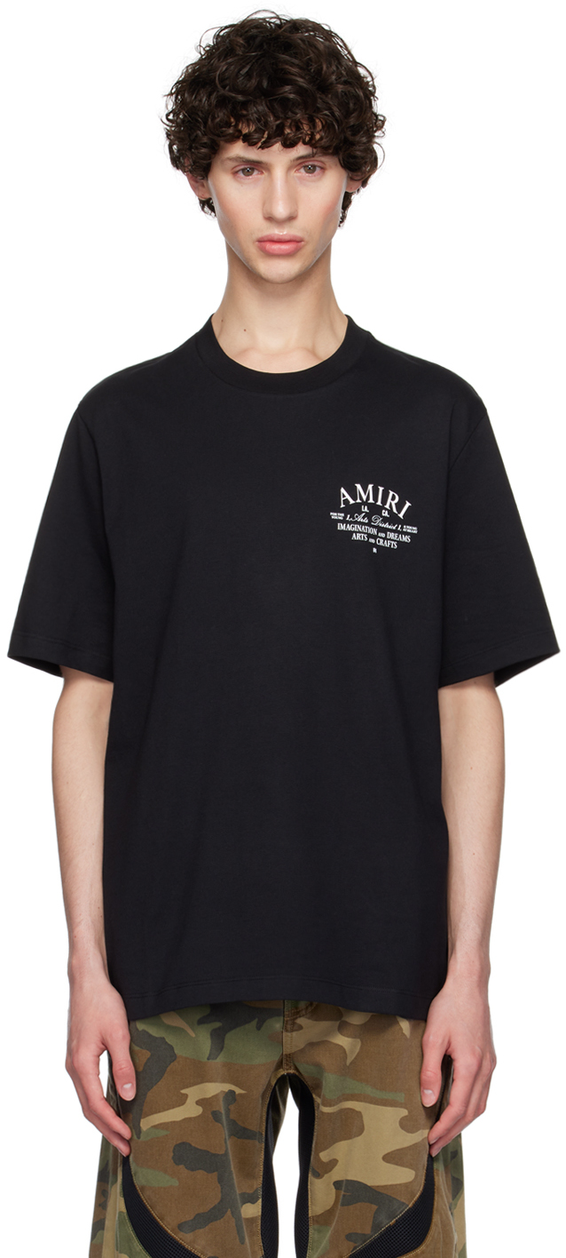 【関税込み】AMIRI ブラック 'AMIRI Arts District' Tシャツ Amiri Arts District T-Shirt - Black - Men | AMJYTE1001BLACK