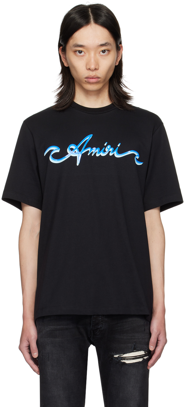 アミリ スピリットコットンTシャツ メンズ 黒 デニムに Amiri And Cotton T-Shirt in Black for Men | Lyst