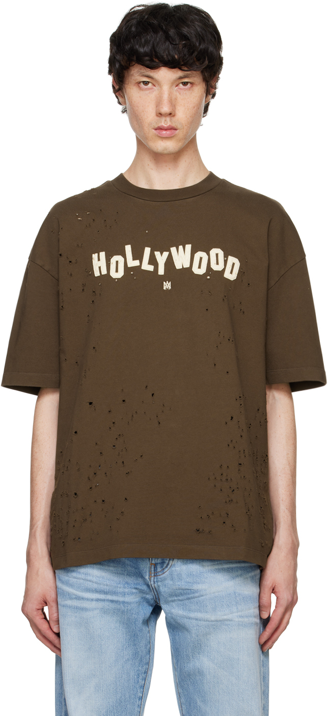 BrownHollywoodShotgunOversizedT-shirt