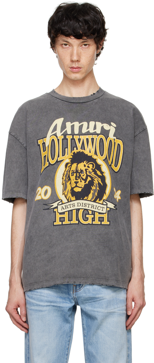 Black High Lion Skater T-shirt