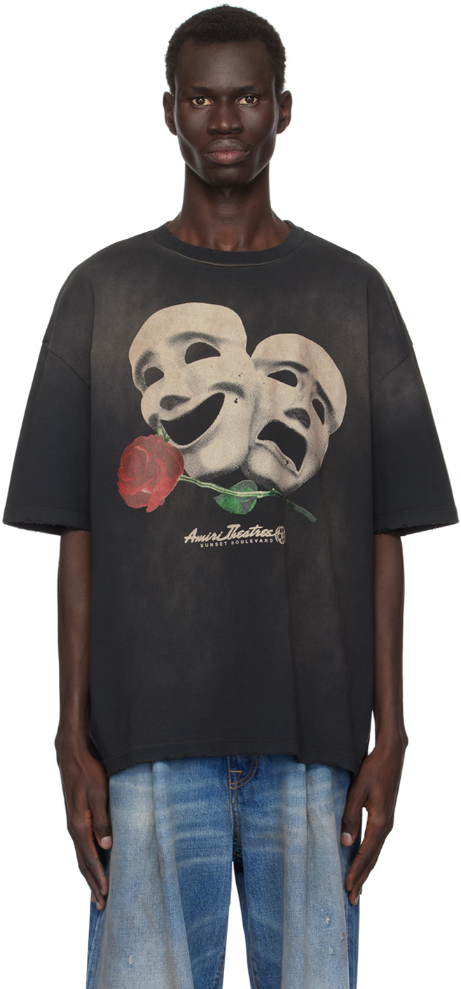 Black Theatre Masks T-shirt