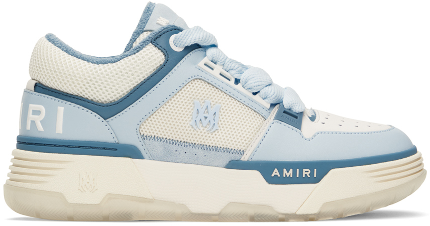 White & Blue MA-1 Sneakers