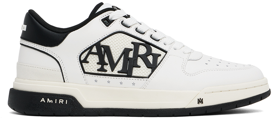 スニーカー AMIRI FW25 CLASSIC LOW (AMFOSR1101 WHITEBLACK) amiri-white-and-black-classic-