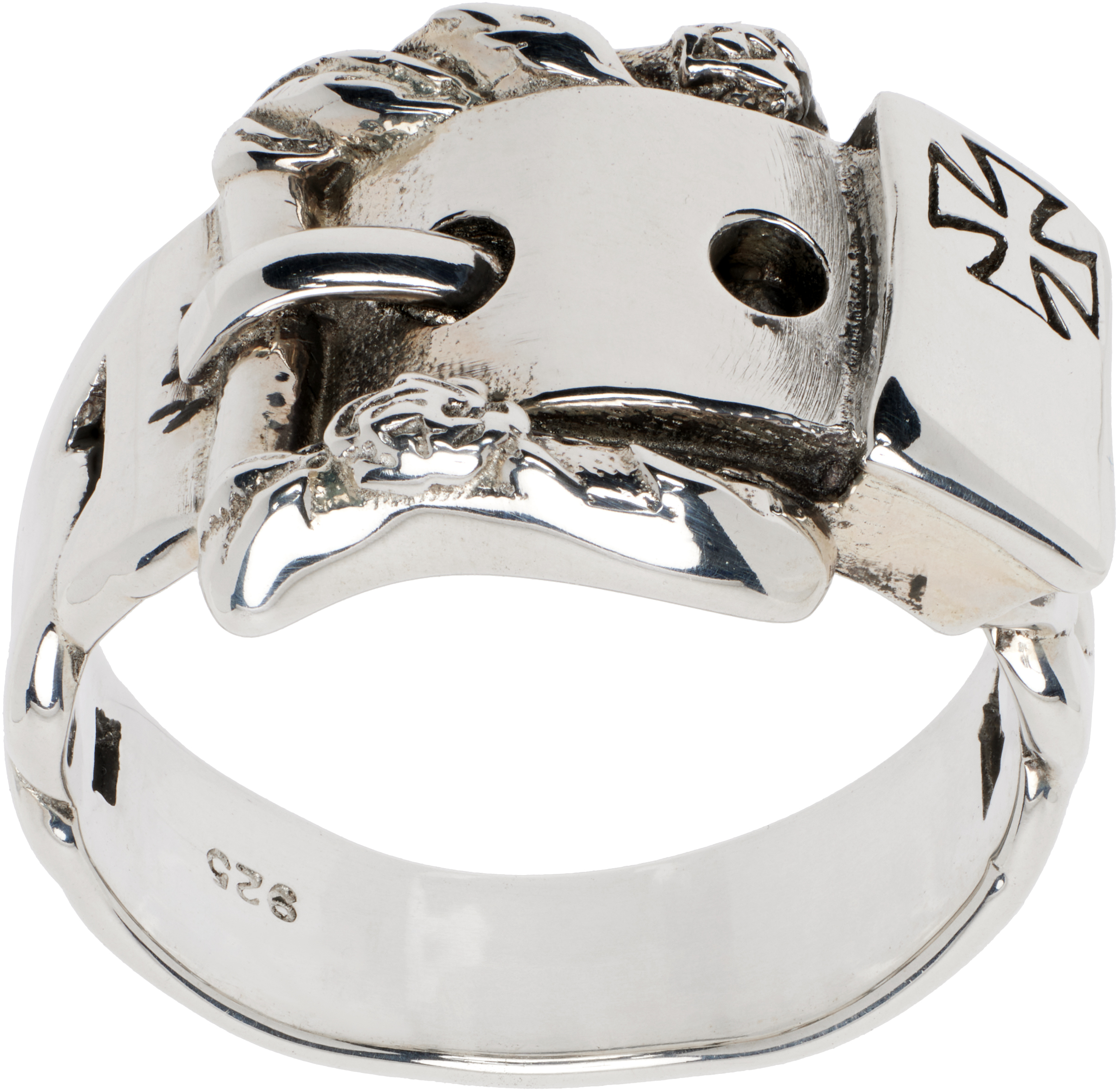 Silver Buckle Ring