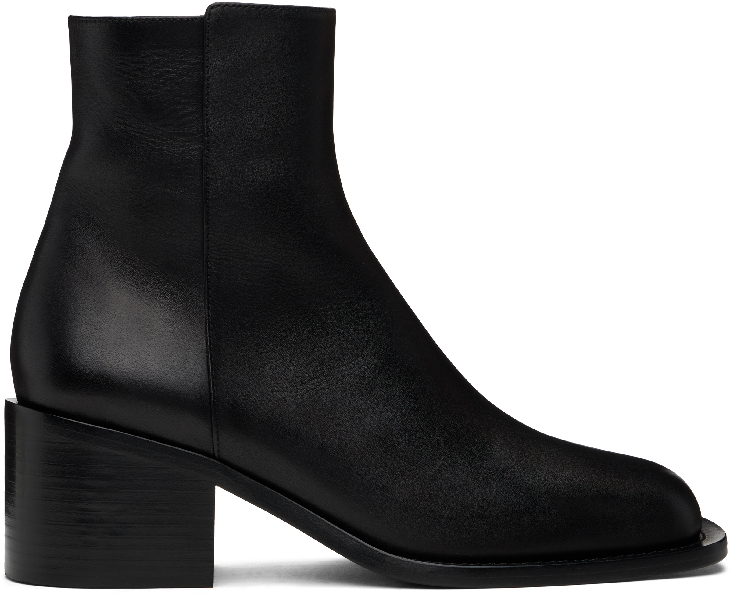 Black Night Version Square Toe Franky Boots