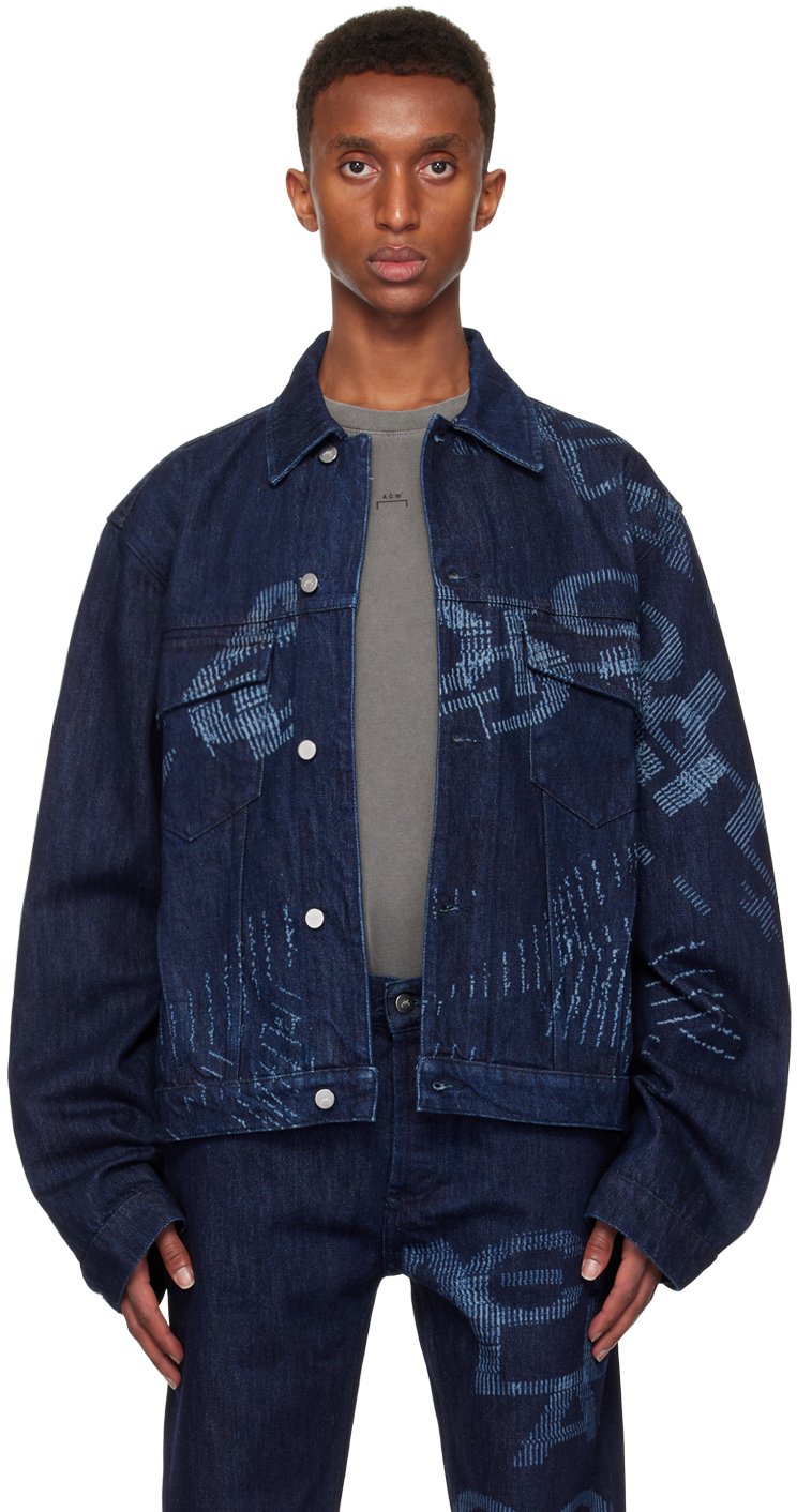 Shop A-cold-wall* Blue Annex Denim Jacket