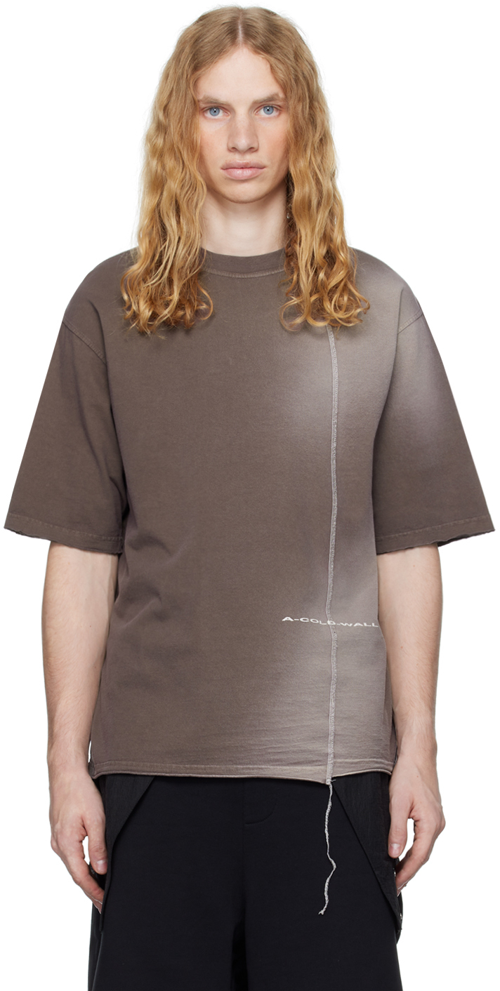 A-COLD-WALL* Brown Oxidise T-shirt