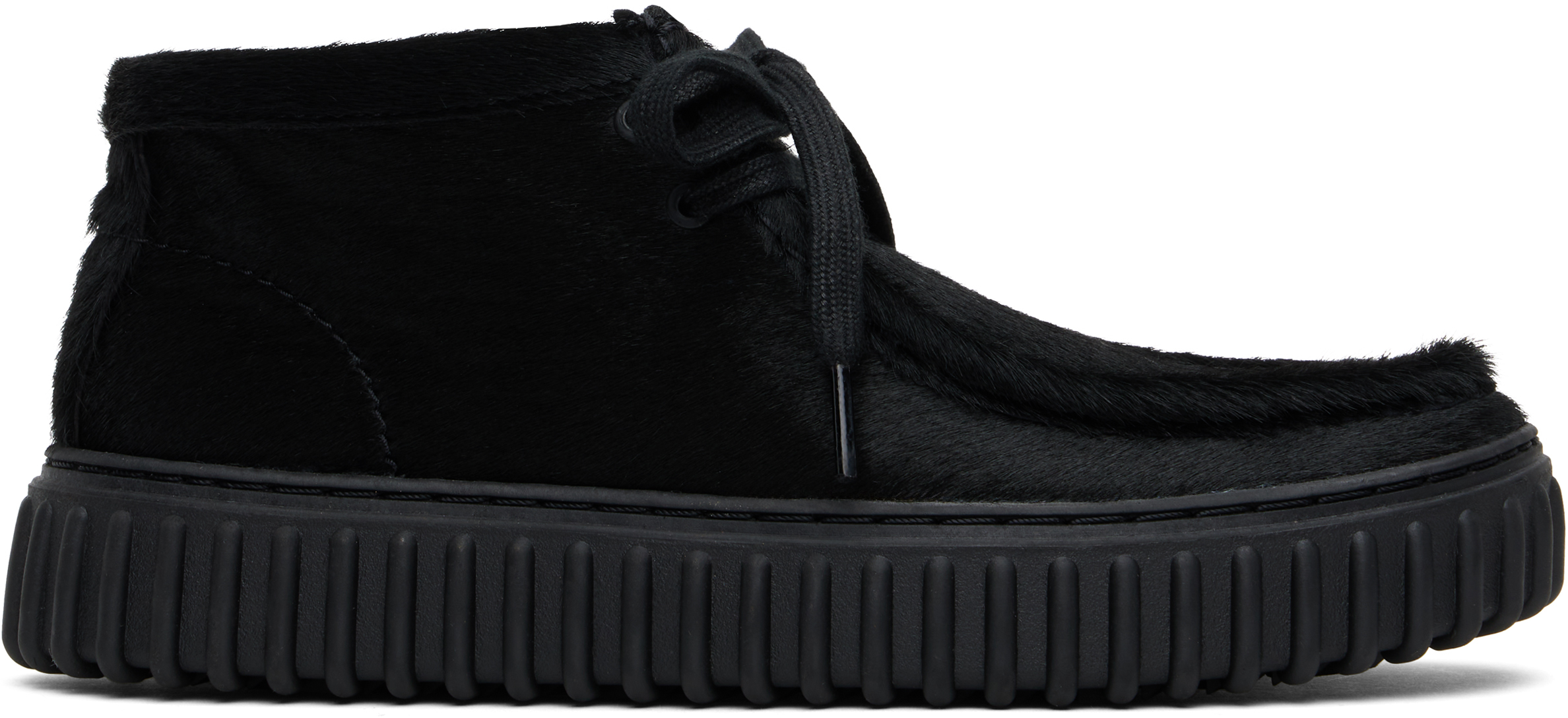 Black Clarks Edition Torhill Hi Boots by Martine Rose on Sale