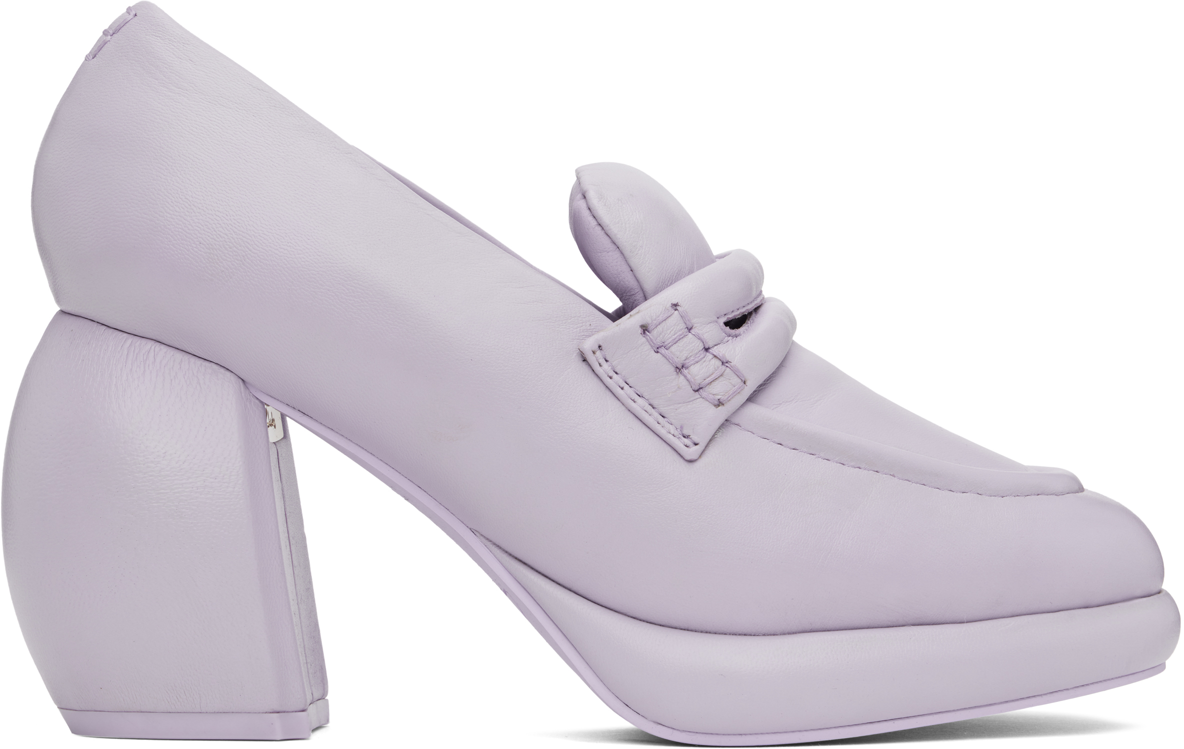 Martine Rose Purple Clarks Edition Loafer Heels