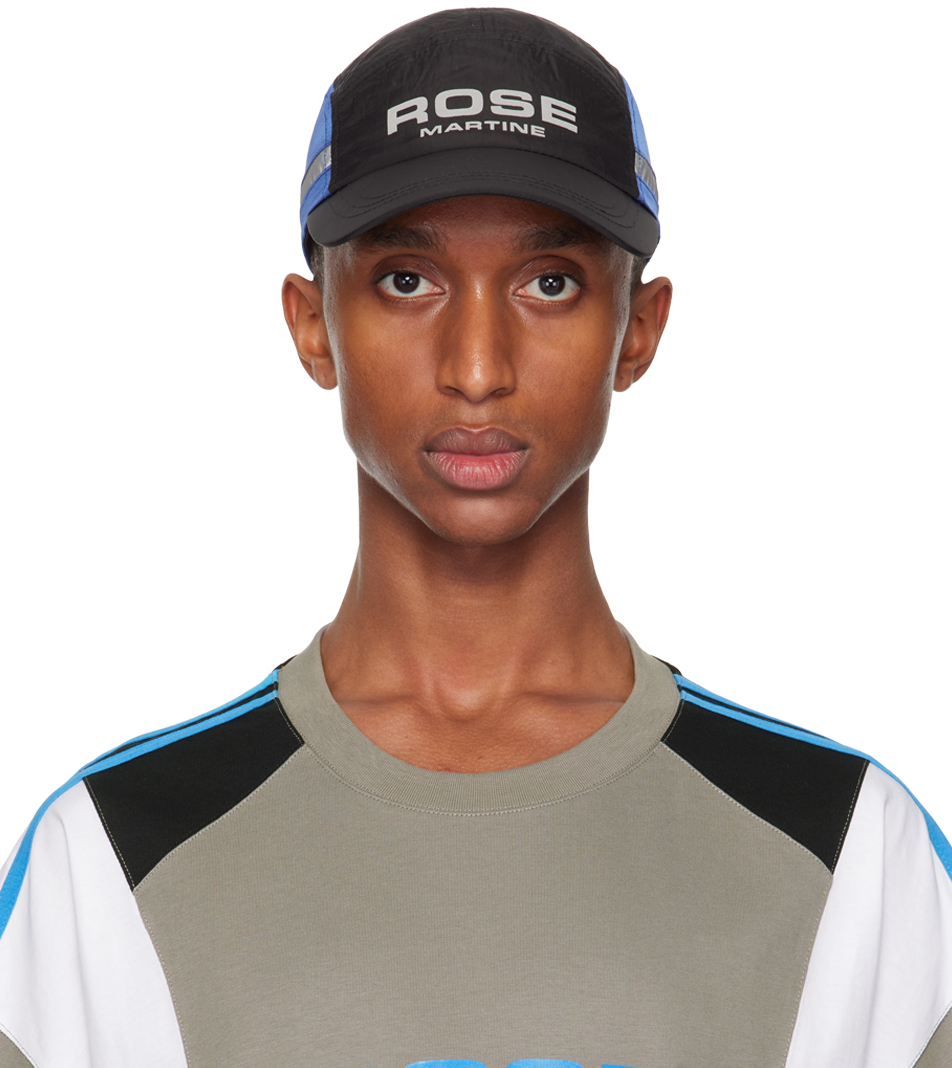 Martine Rose Black & Blue Sports Cap