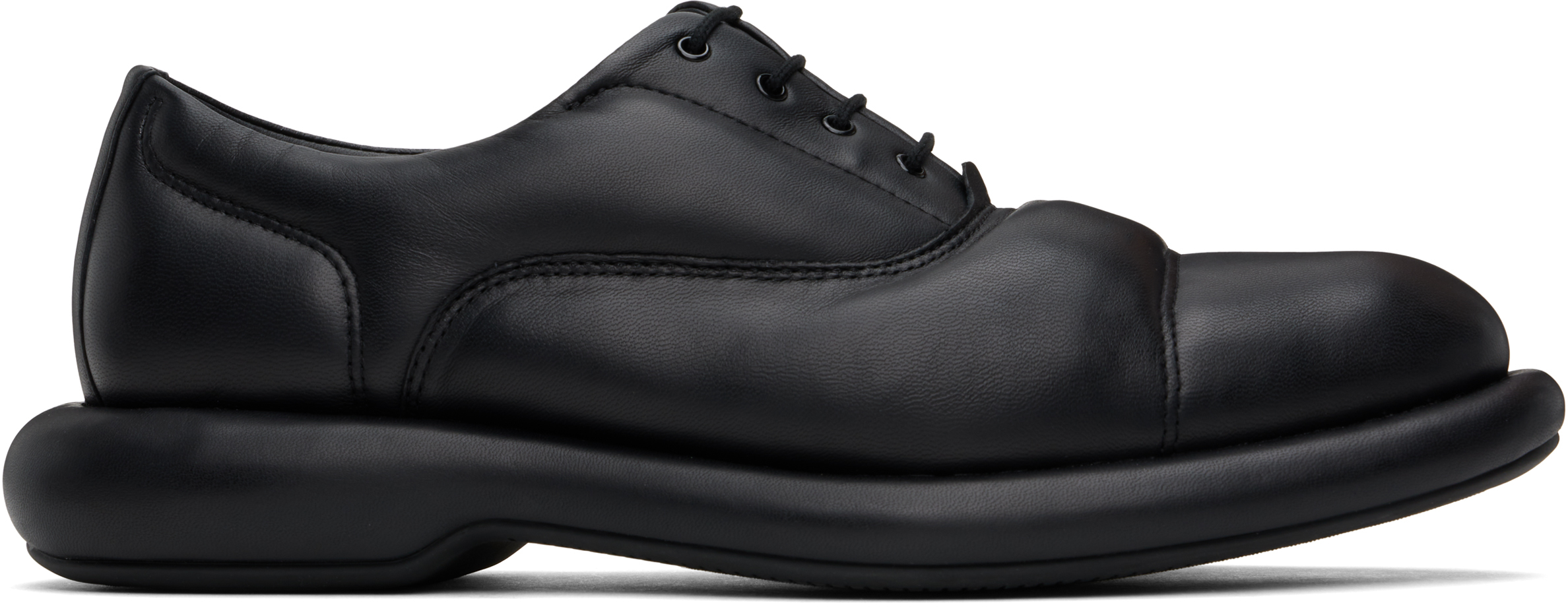 Shop Martine Rose Black Clarks Edition Oxfords In Black Leather