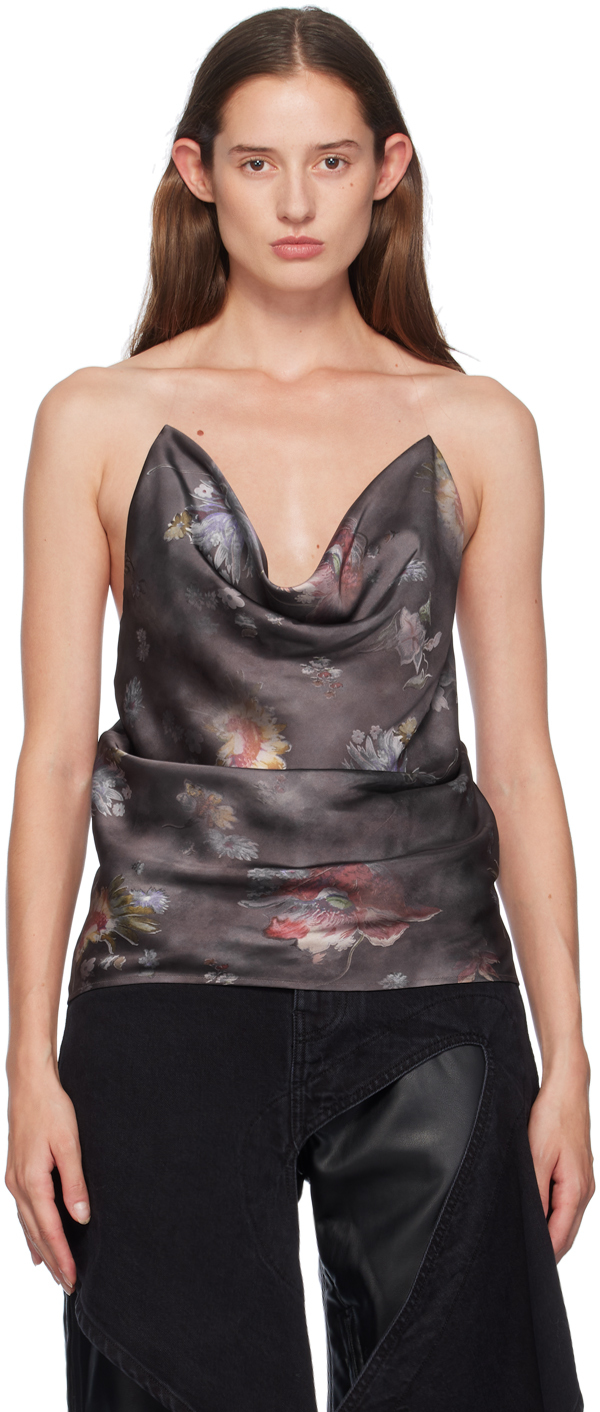 Y/Project Purple & Orange Twisted Tank Top Y/Project