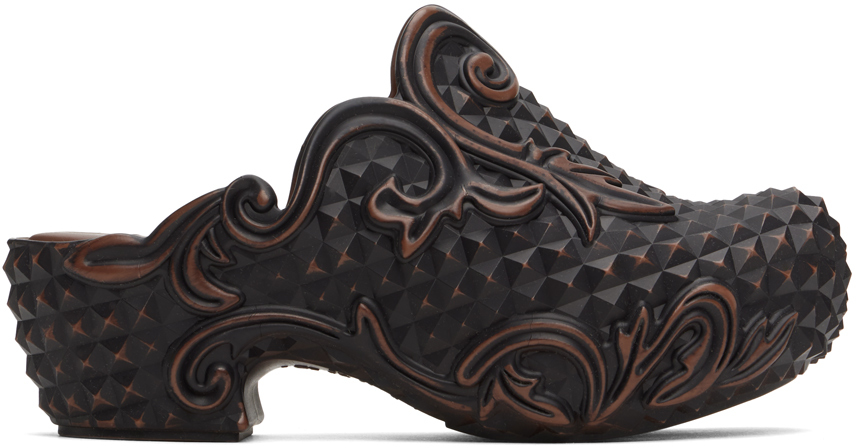 Shop Y/project Brown Melissa Edition Court Clogs In Brown Bc795