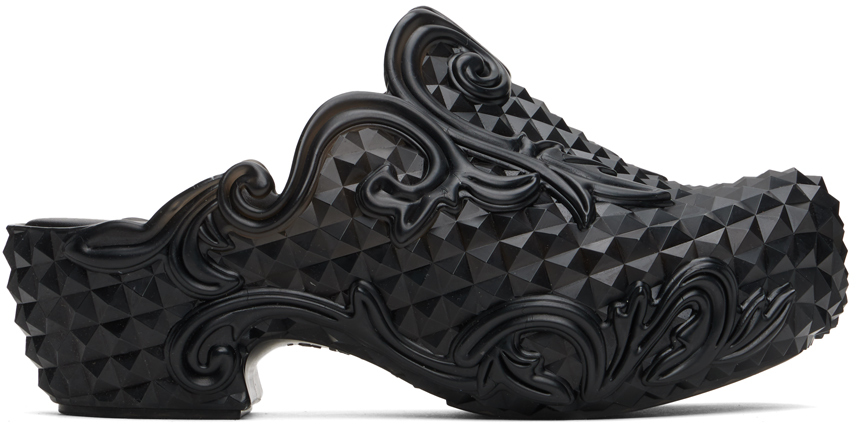 Shop Y/project Black Melissa Edition Court Clogs In Black Bc793