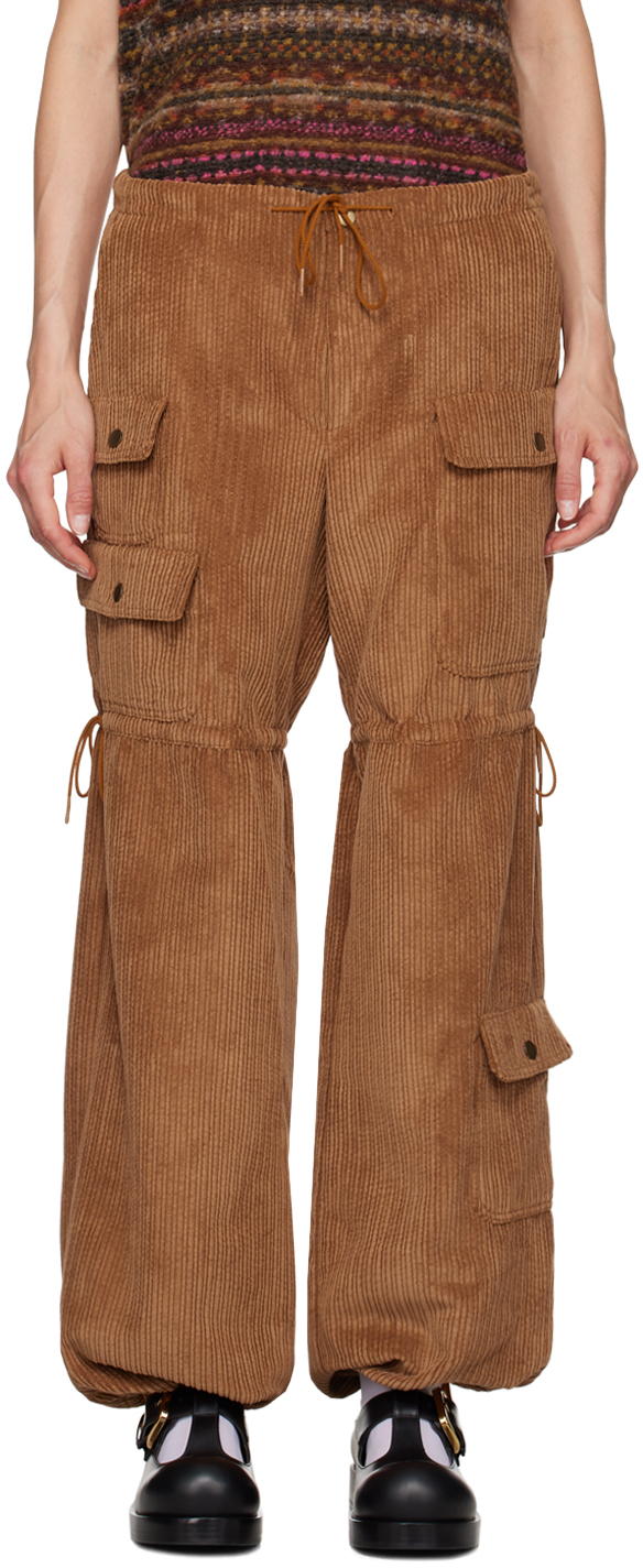 Tan Drawstring Trousers