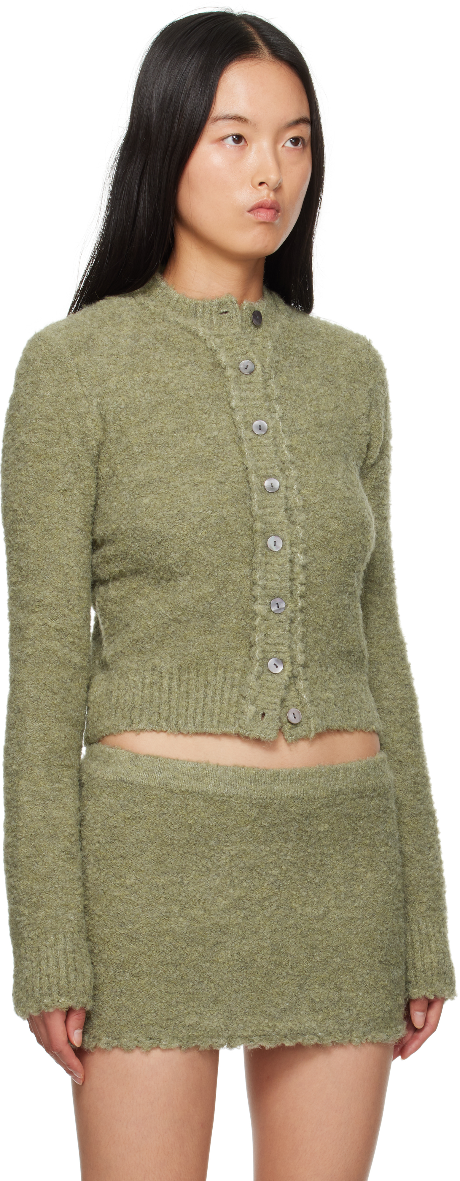 Guizio Palymra Cardigan Sage In Sage Base W/ Sage So