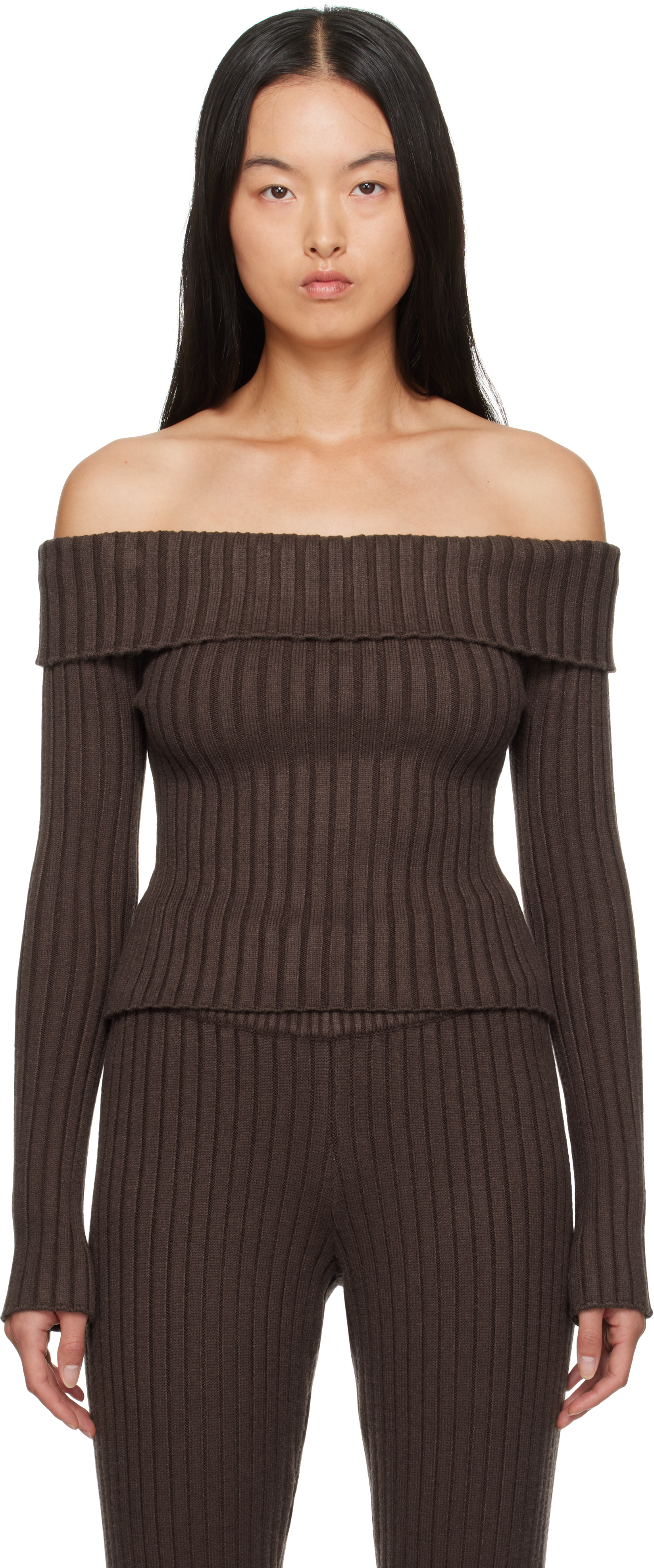 Off-White Thalia Off Shoulder Sweater