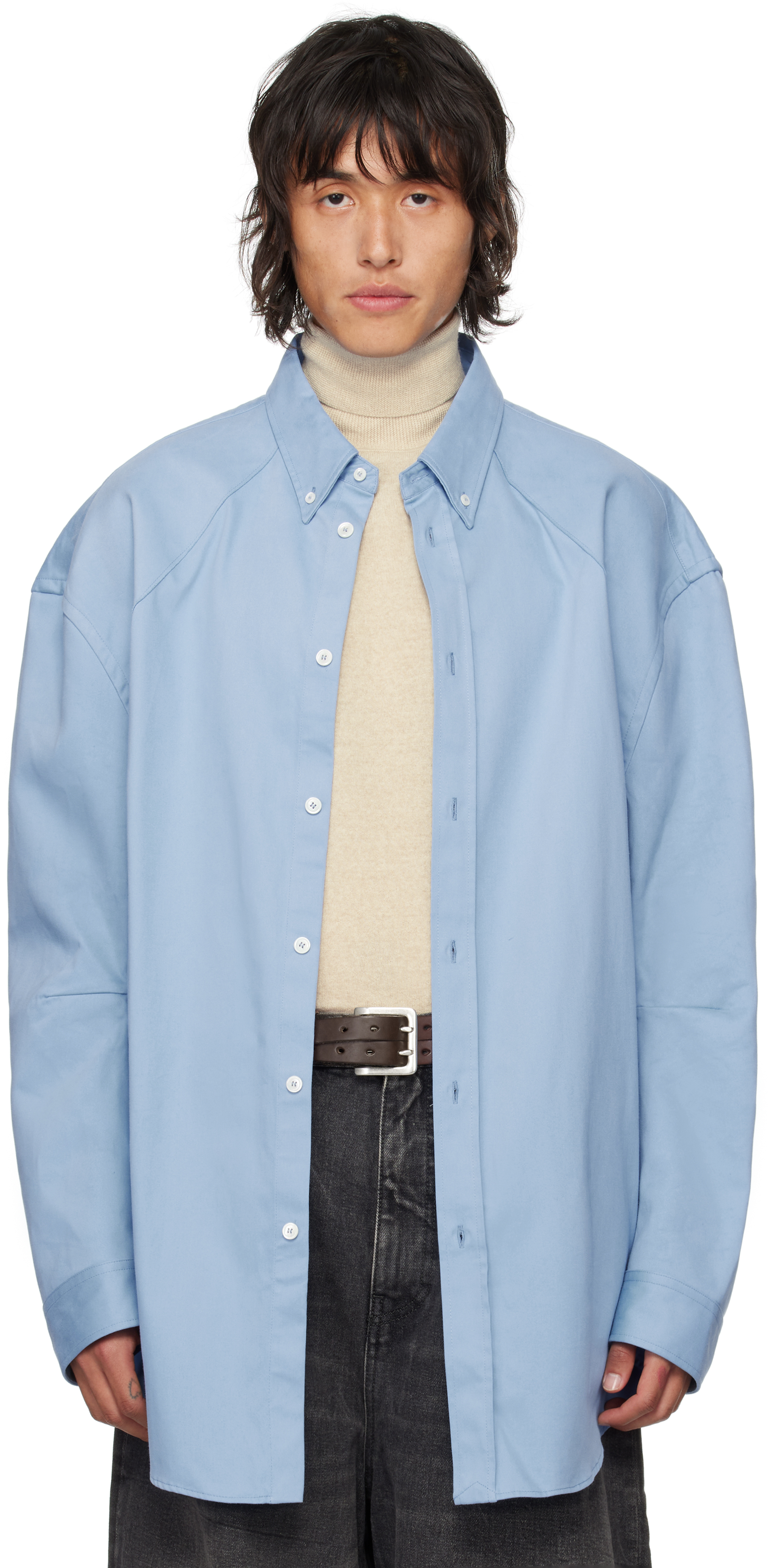 Blue Moleskin Shirt