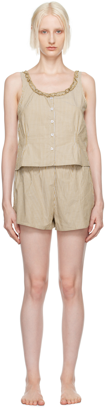 Beige Short Pyjama Set