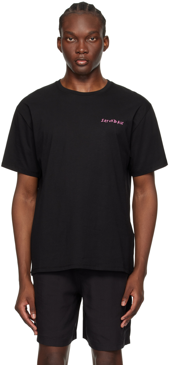 Black Brush Stroke Standard T-Shirt