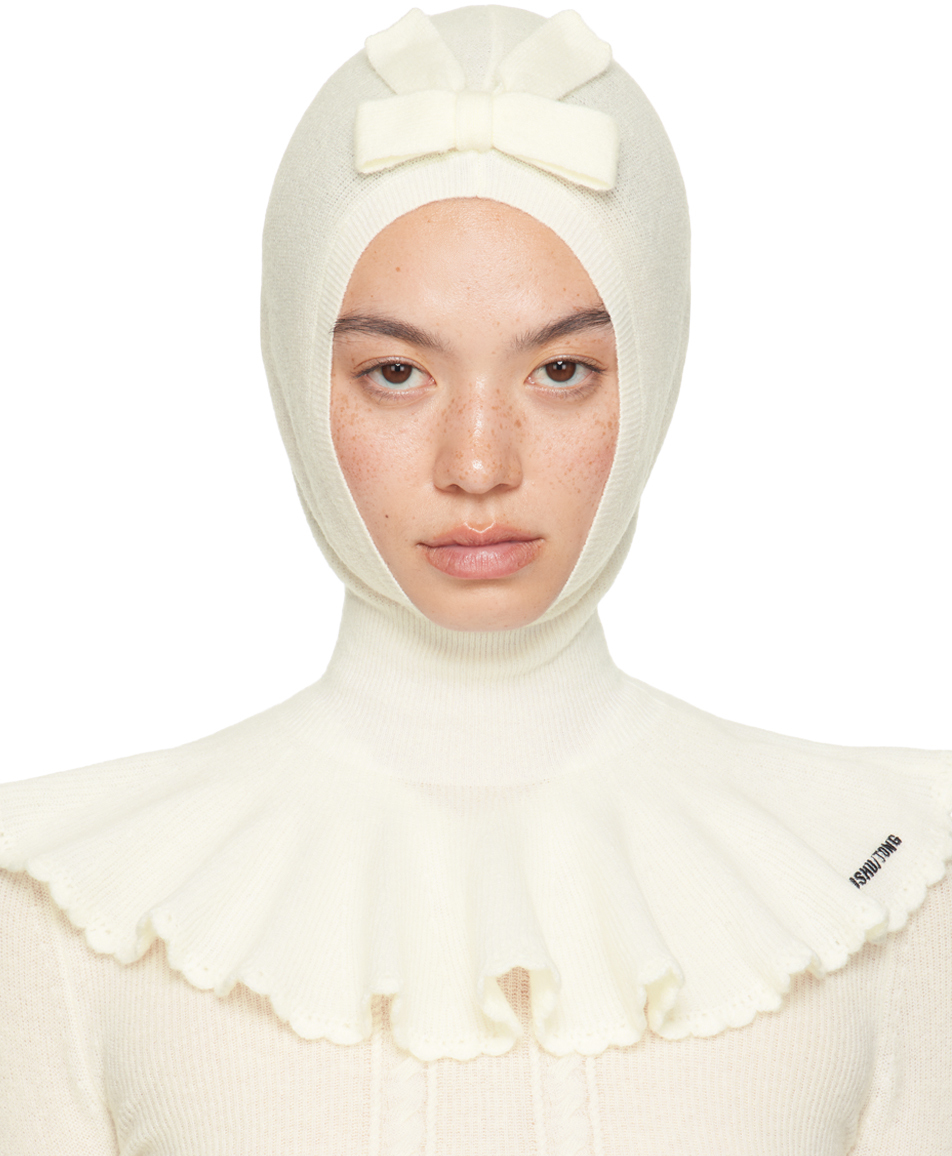 White Cape Balaclava by SHUSHU/TONG on Sale