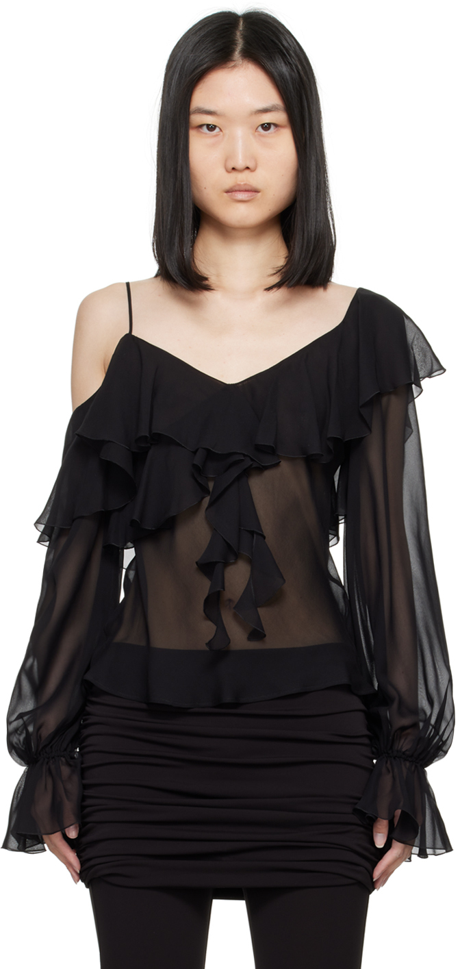 Black Silk Blouse