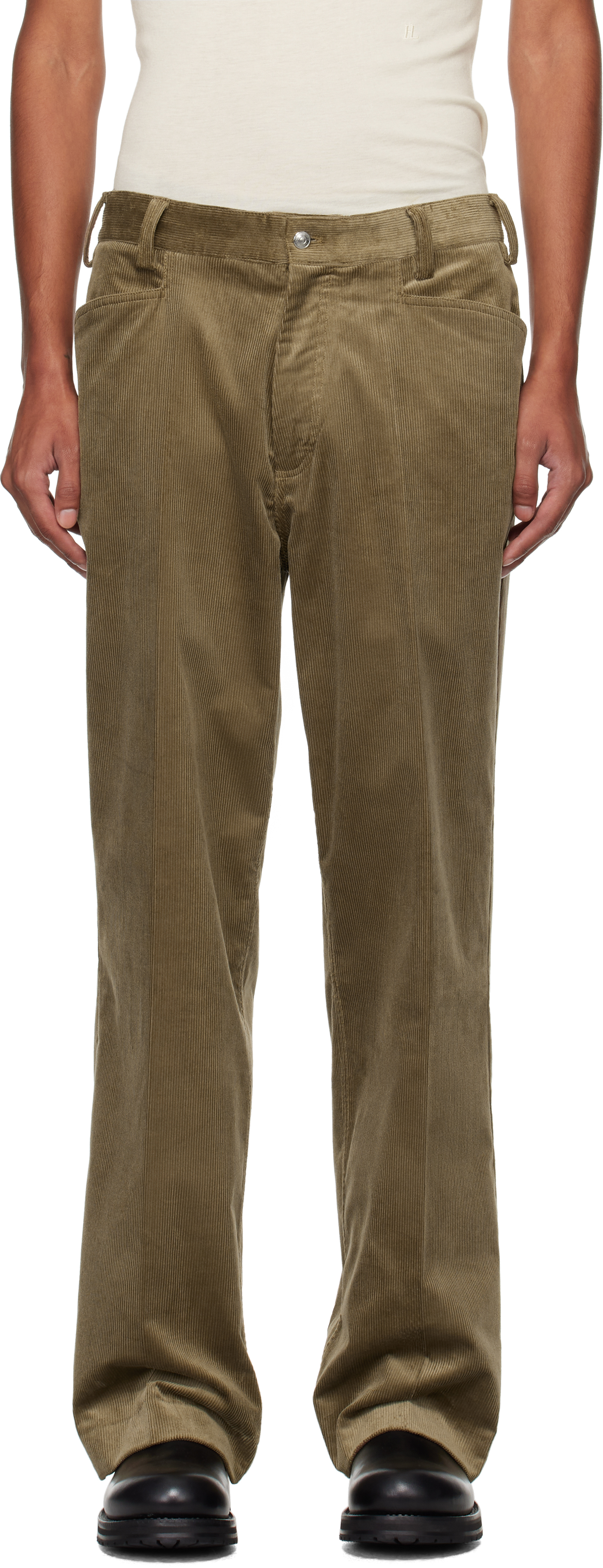 Shop Second / Layer Tan Angel 2 Trousers In Tan Cord