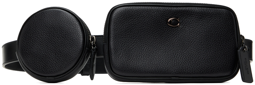 Black Multi Pouch Belt Bag