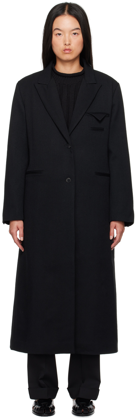 Black Light Wool Coat