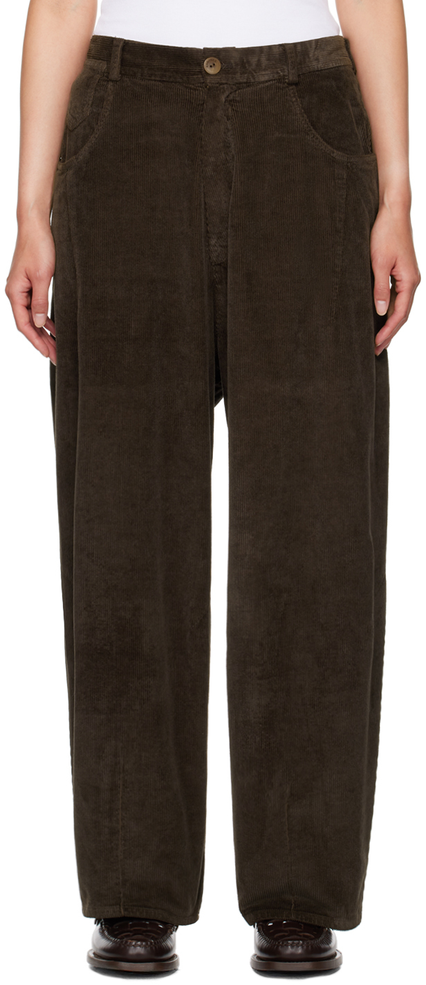 Brown Baggy Trousers