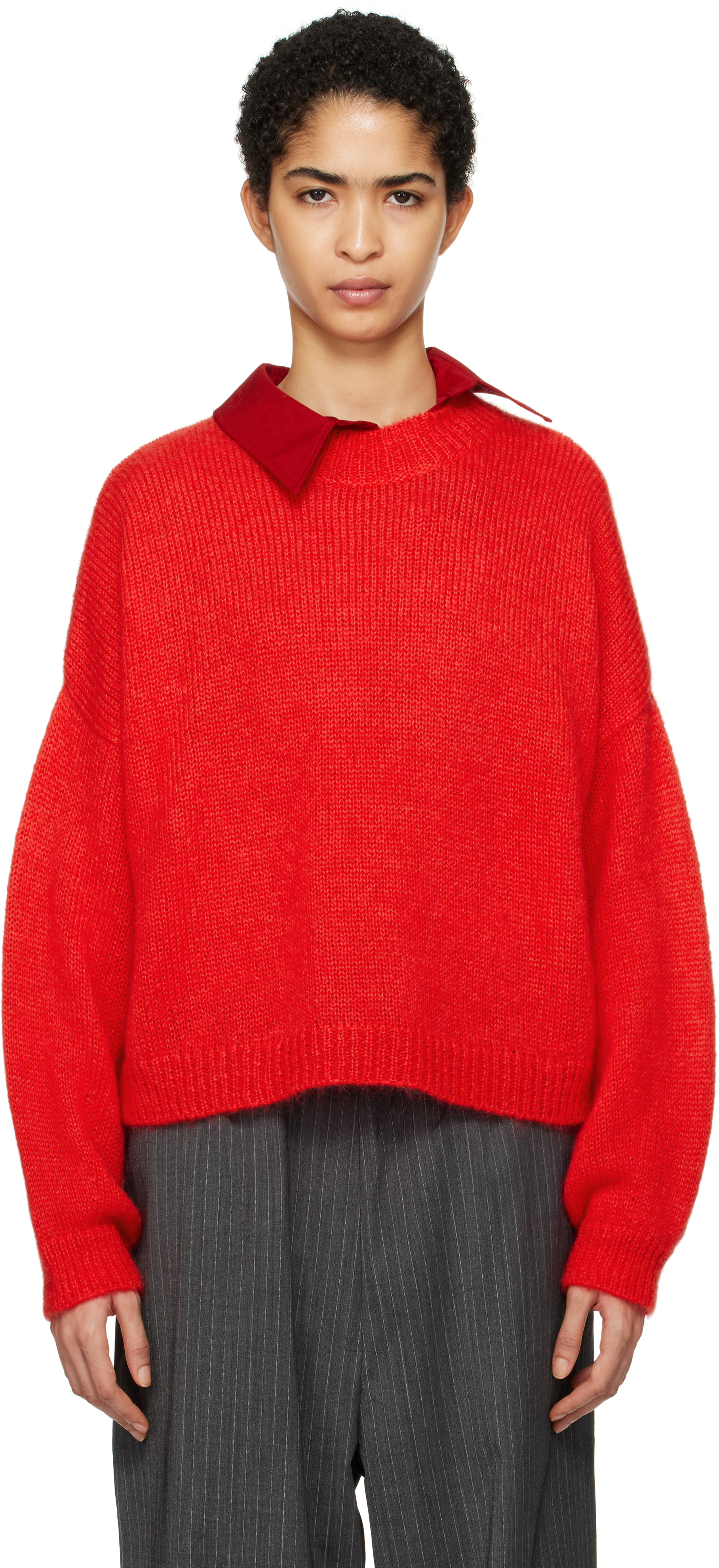 Red Mohair Sweater