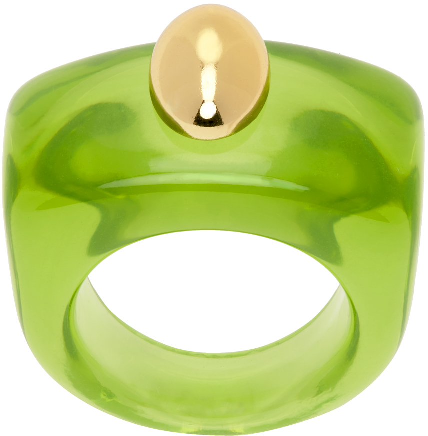 Green Pagan & Vegan Ring