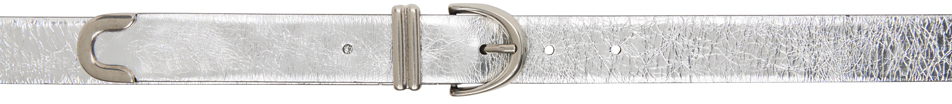 Shop Khaite Silver 'the Bambi' Belt In 126 Silver