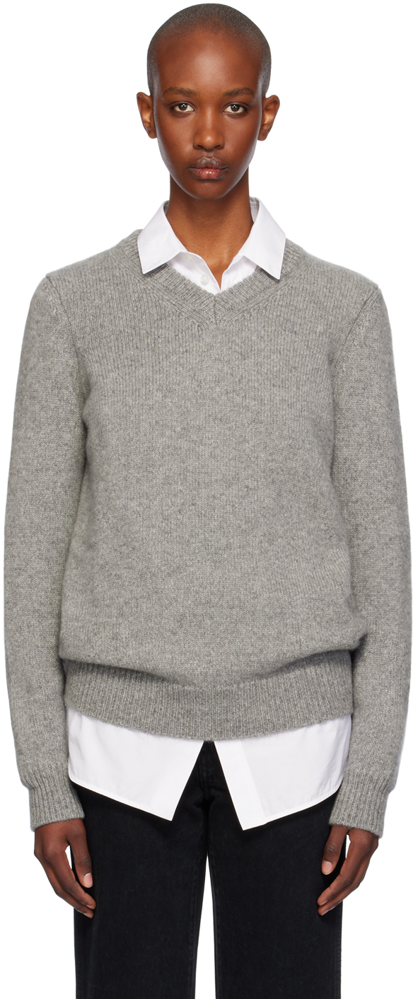 Shop Khaite Gray Inga Sweater In 284 Sterling