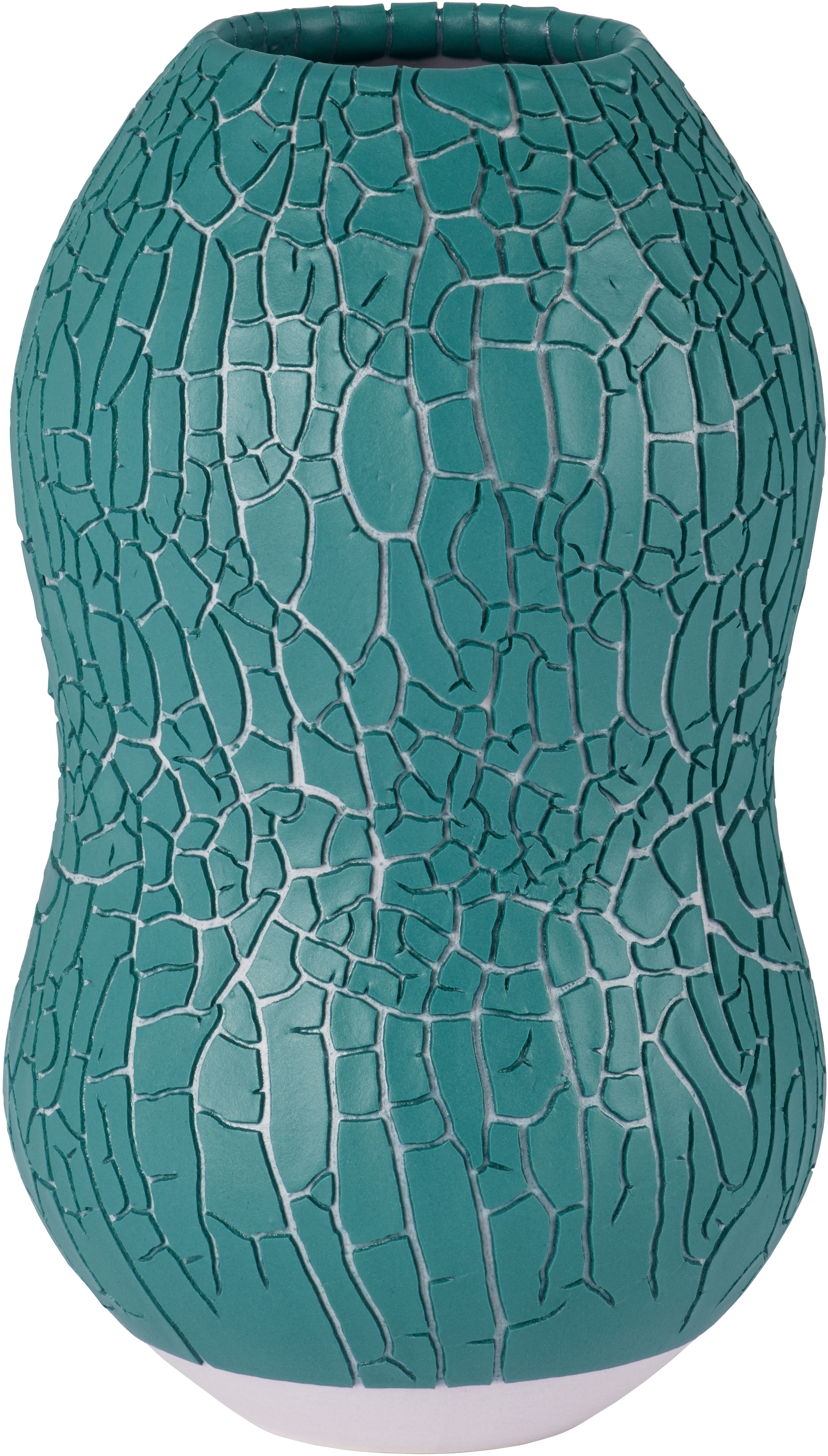 HOUSEPLANT BLUE 'BY SETH' CRACKLE VASE