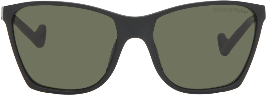 Black 'Keiichi' Sunglasses