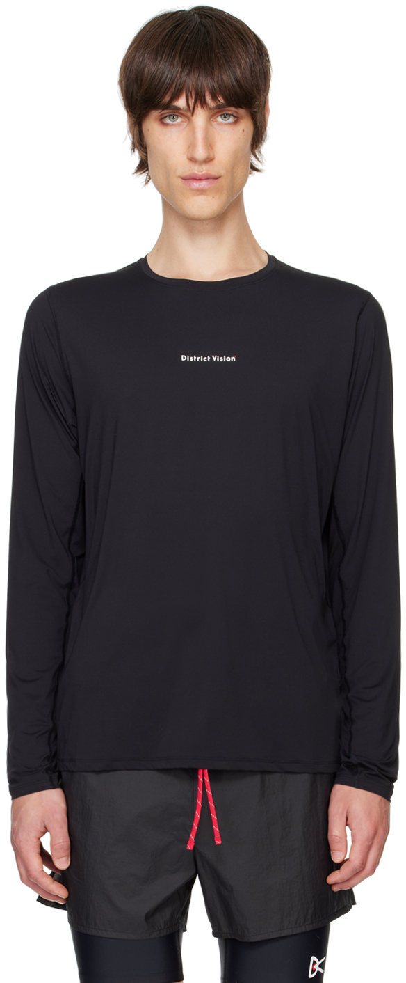 Black Ultralight Aloe Long Sleeve T-shirt