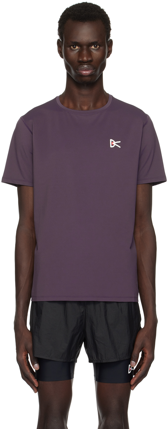 Shop District Vision Purple Lightweight Short Sleeve T-shirt In Plum