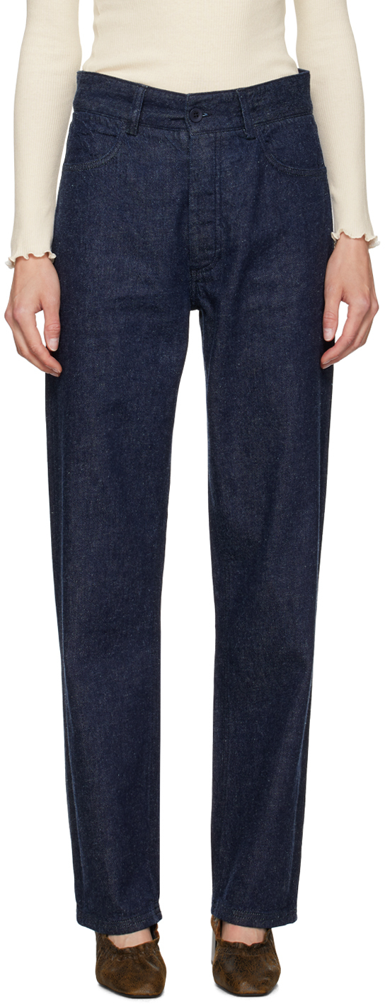 【関税込み】Baserange ブルー Tajo ジーンズ Tajo Pants in Assortment | Recycled cotton denim | en