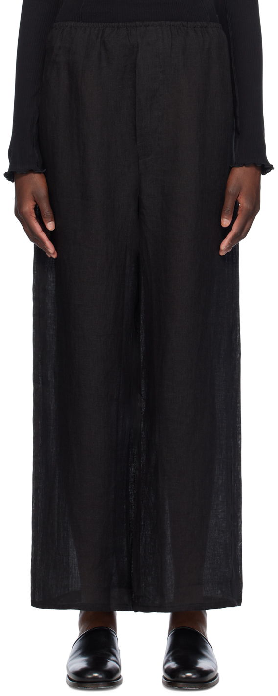 Shop Baserange Black Stoa Trousers