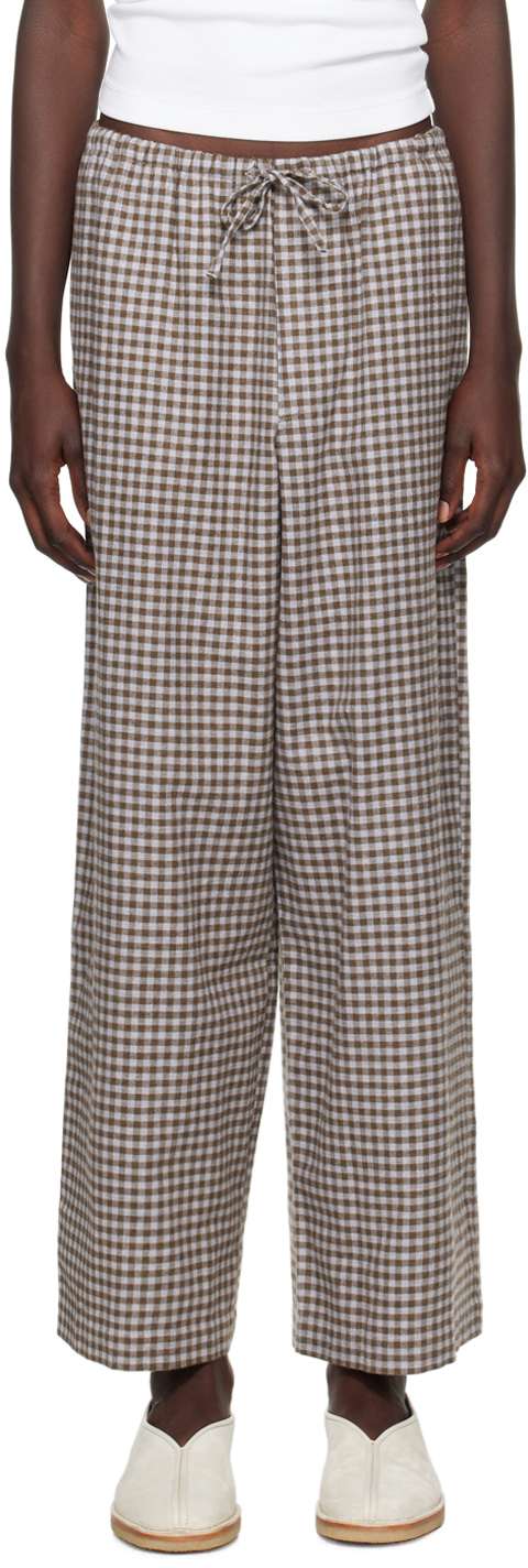 Brown & Gray Limber Lounge Pants