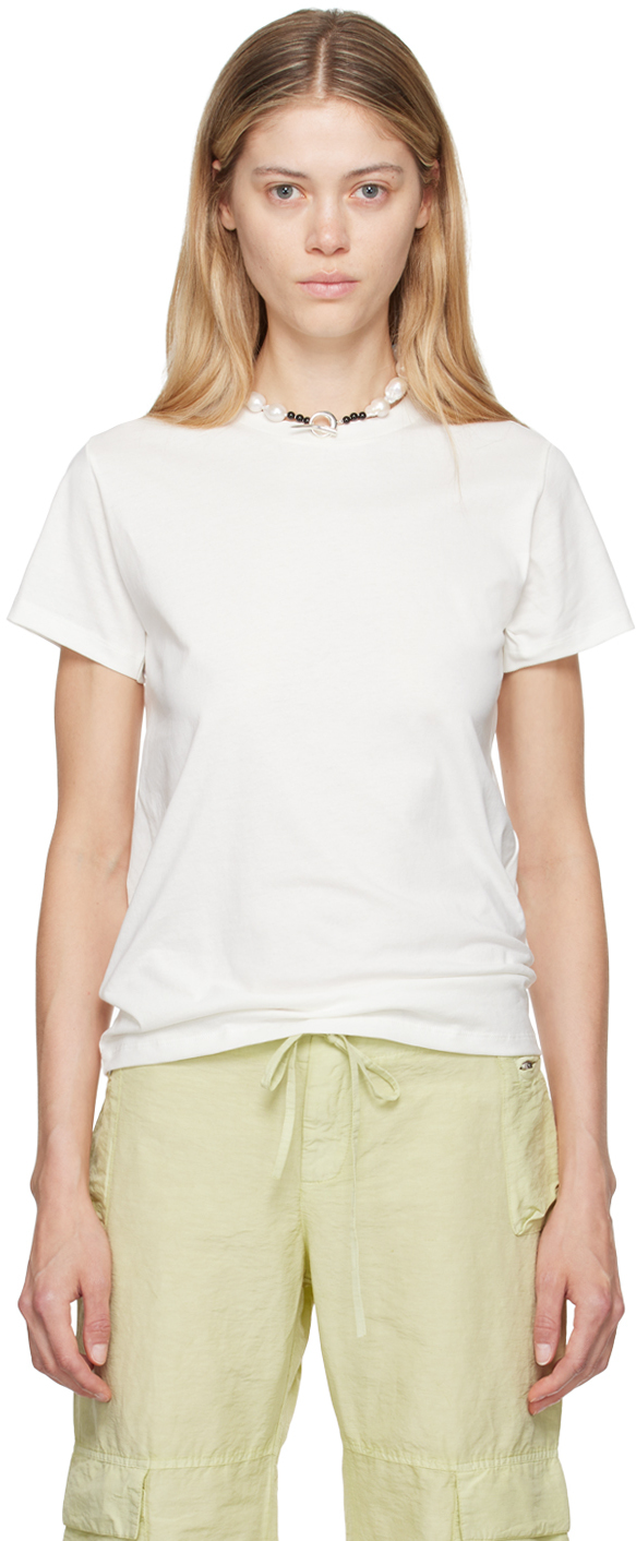Off-White Regenerative Cotton T-Shirt