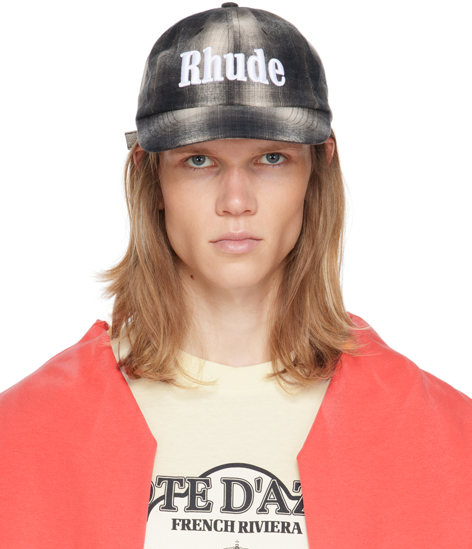 Gray Flannel 6-Panel Cap by Rhude on Sale