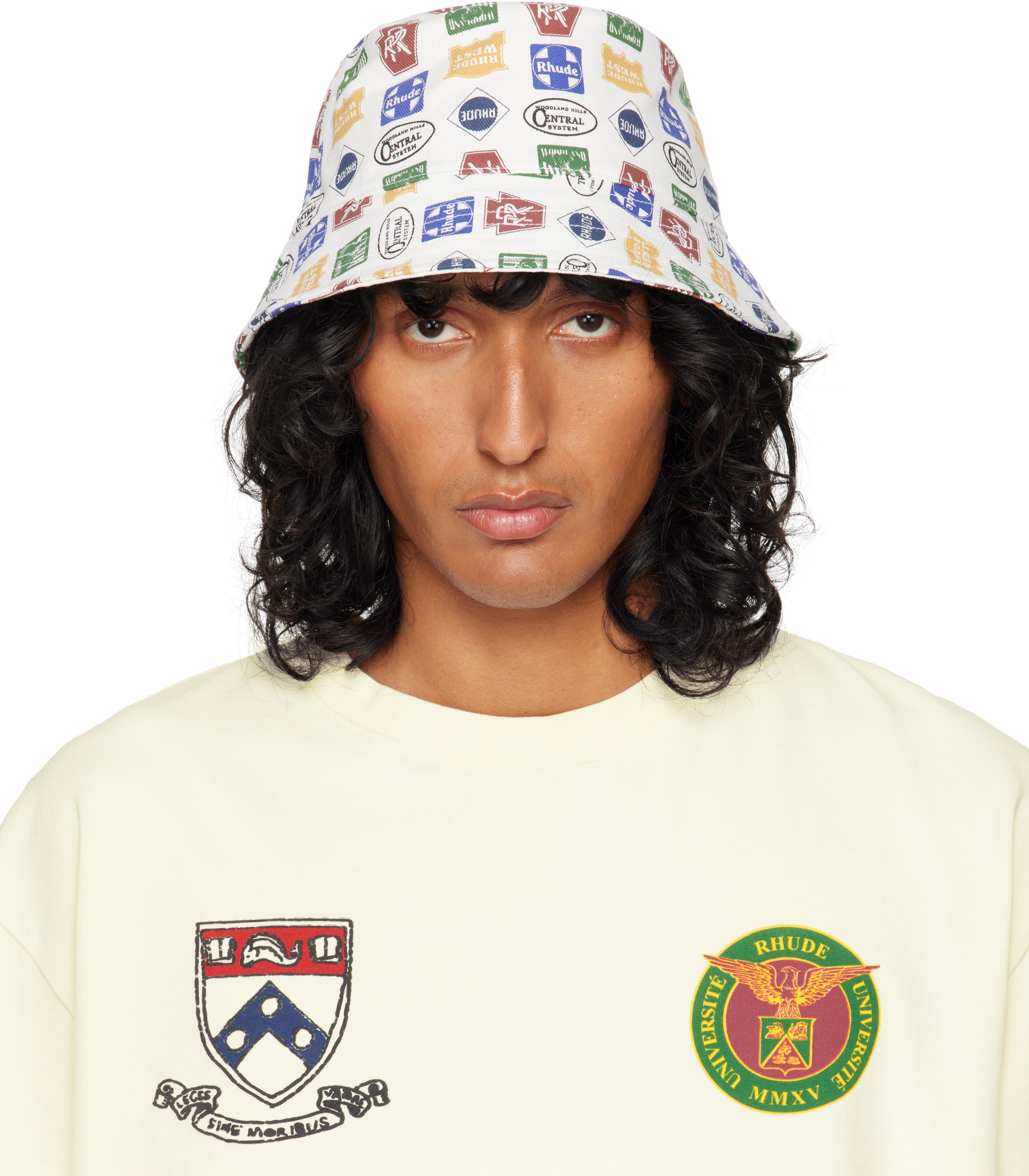 Multicolor Trucker Bucket Hat