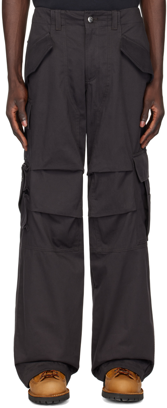 Shop Rhude Black Ceremonia Cargo Pants