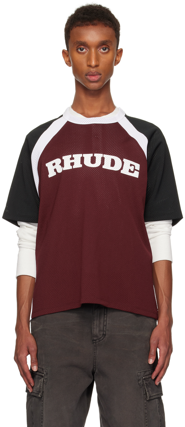 Shop Rhude Multicolor Racing Logo T-shirt