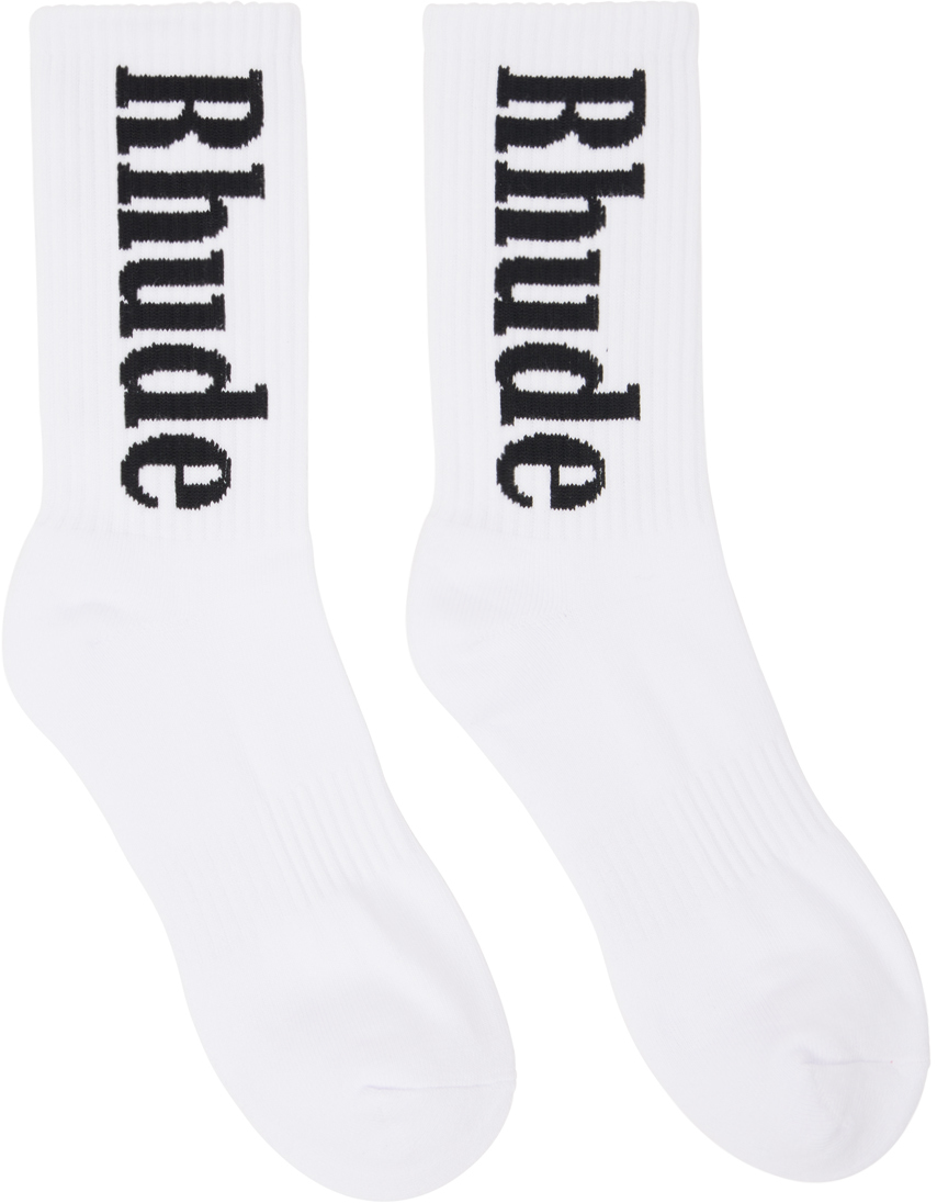 White RH Vertical Socks