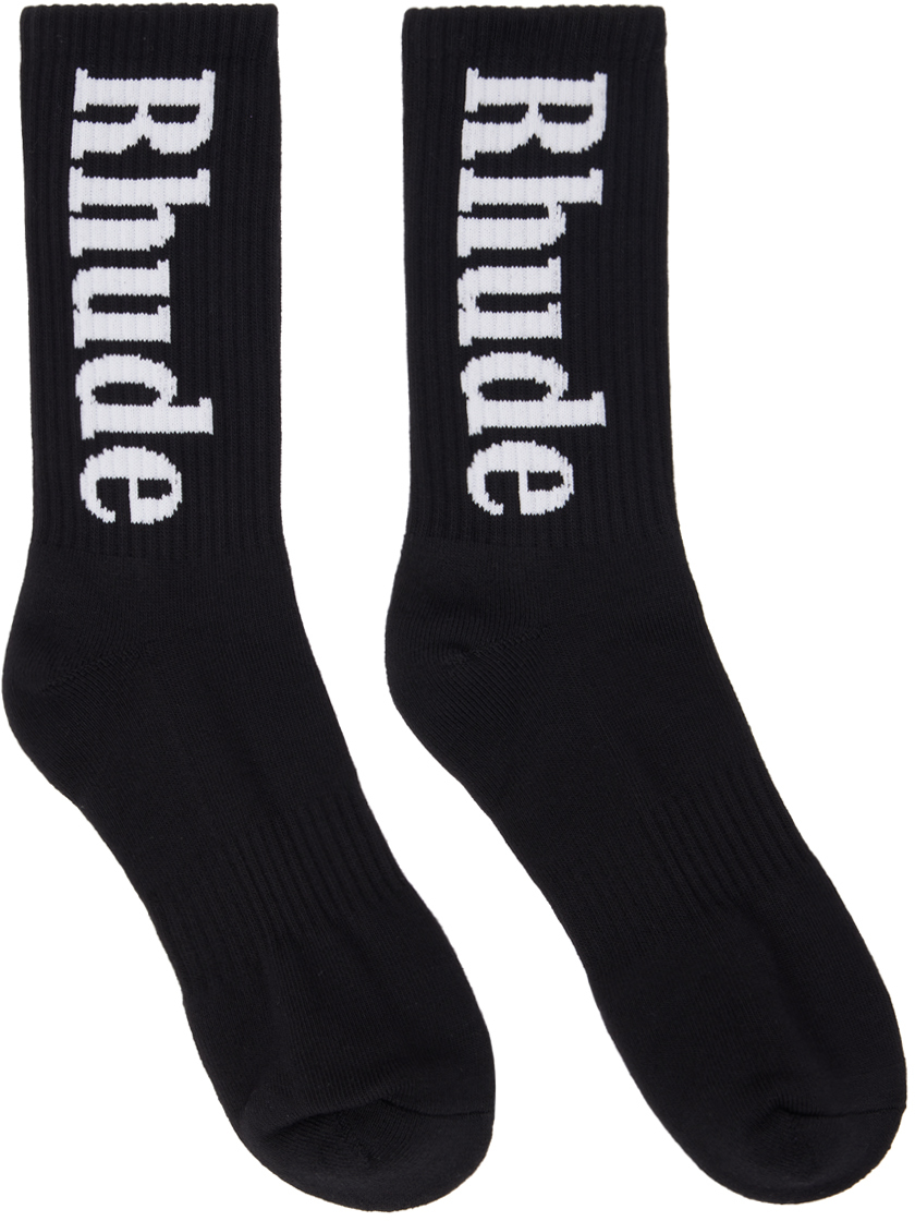 SSENSE Exclusive Black RH Vertical Socks