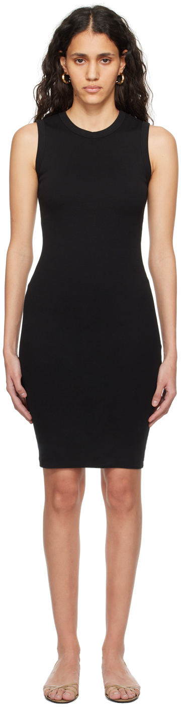 FLORE FLORE: Black Esmé Minidress | SSENSE